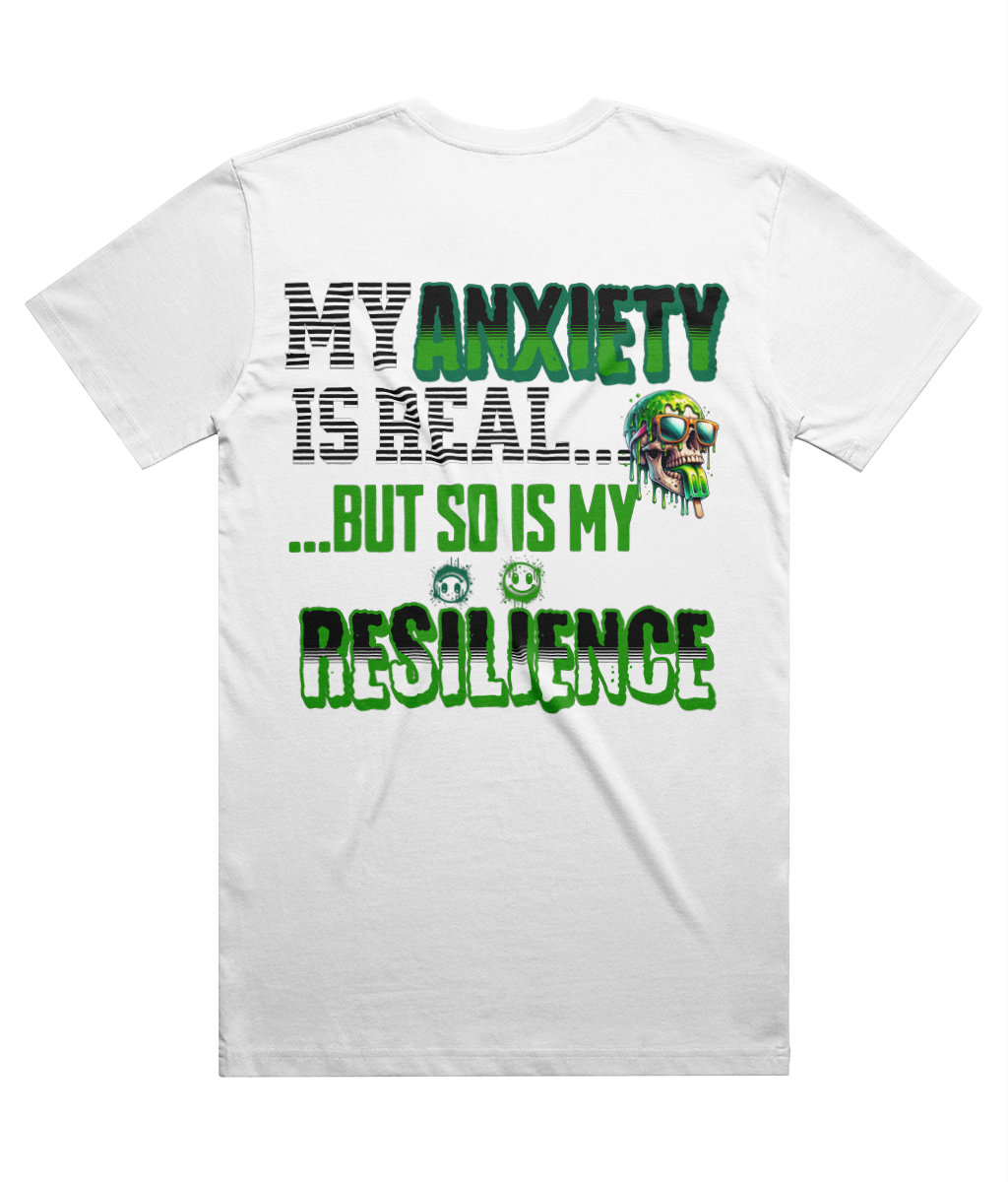 ANXIETY LIGHTWEIGHT T-SHIRT - MENTAL HEALTH AWARENESS - 1820 BE TRUE TO YOU