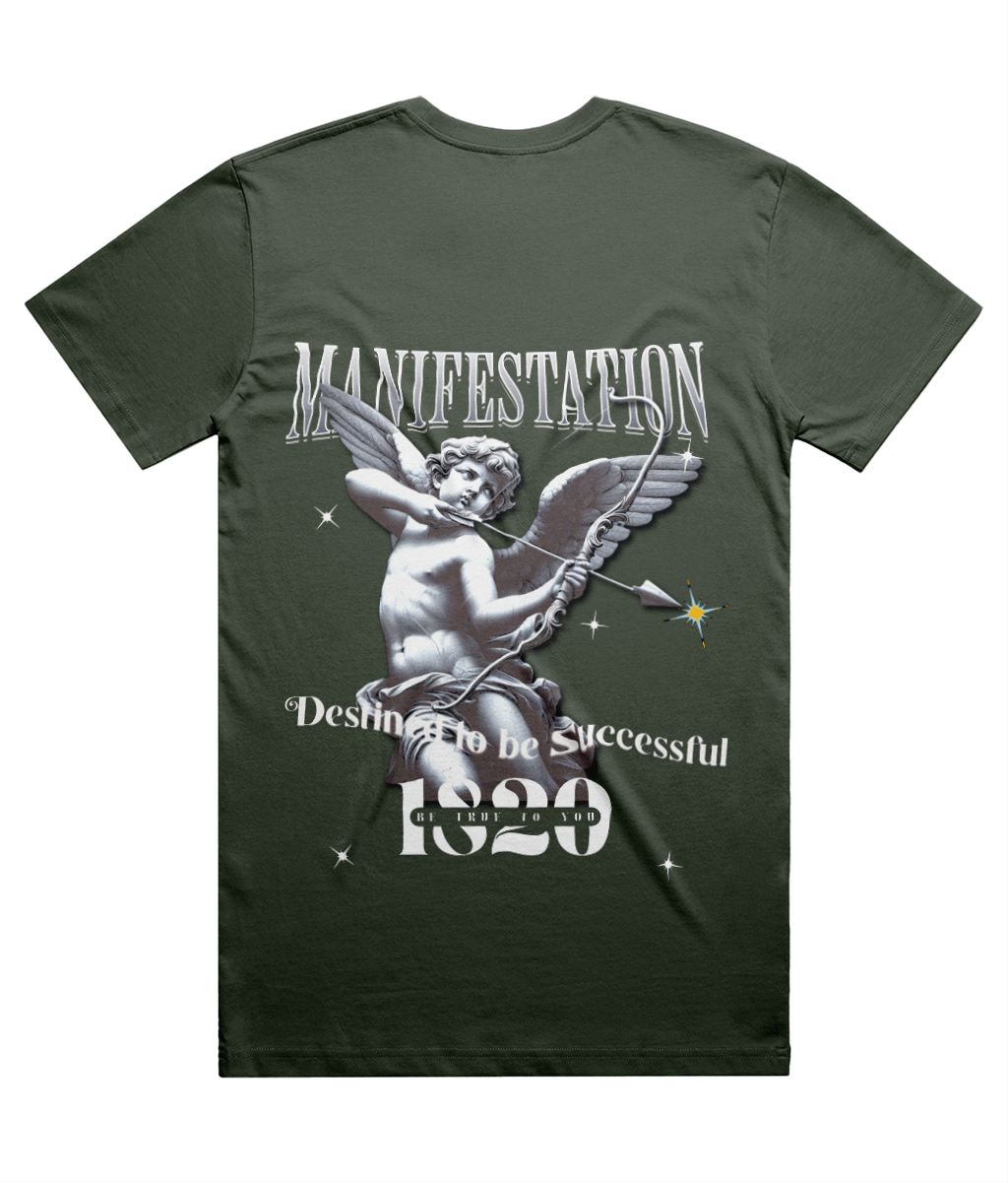 "MANIFESTATION" UNISEX LIGHT WEIGHT REGULAR T-SHIRT
