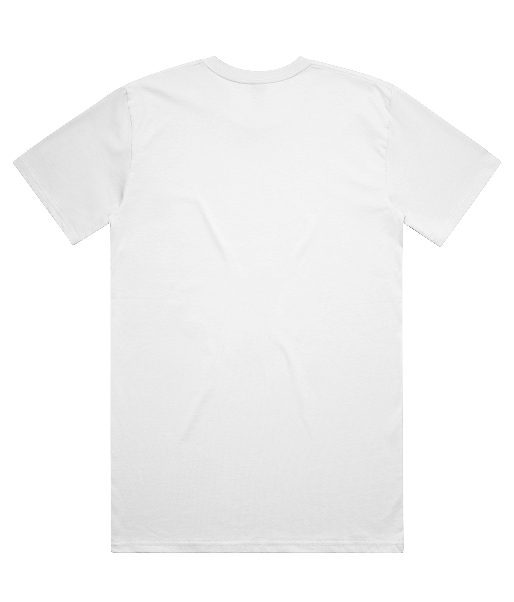 PURITY (WHITE ON WHITE) HEAVYWEIGHT OVERSIZED T-SHIRT - MENTAL HEALTH AWARENESS - 1820 BE TRUE TO YOU
