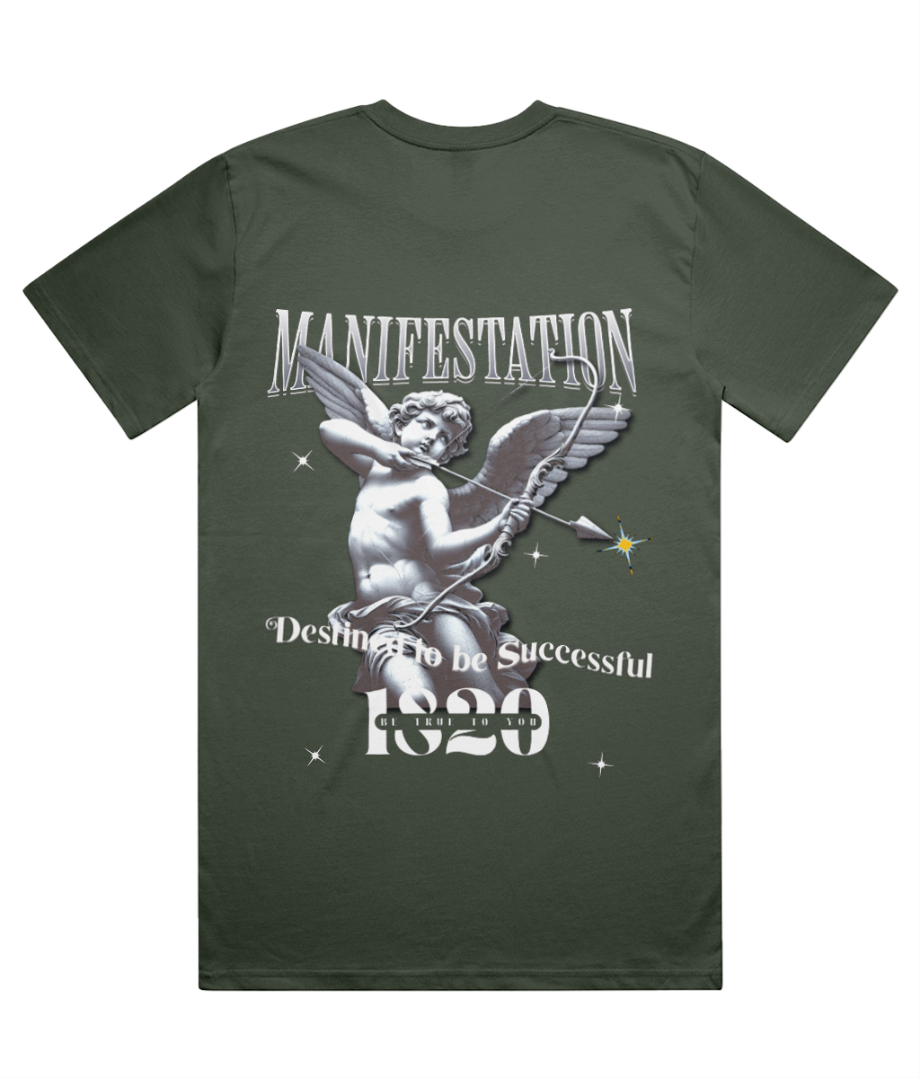 "MANIFESTATION" UNISEX HEAVY WEIGHT OVERSIZED T-SHIRT