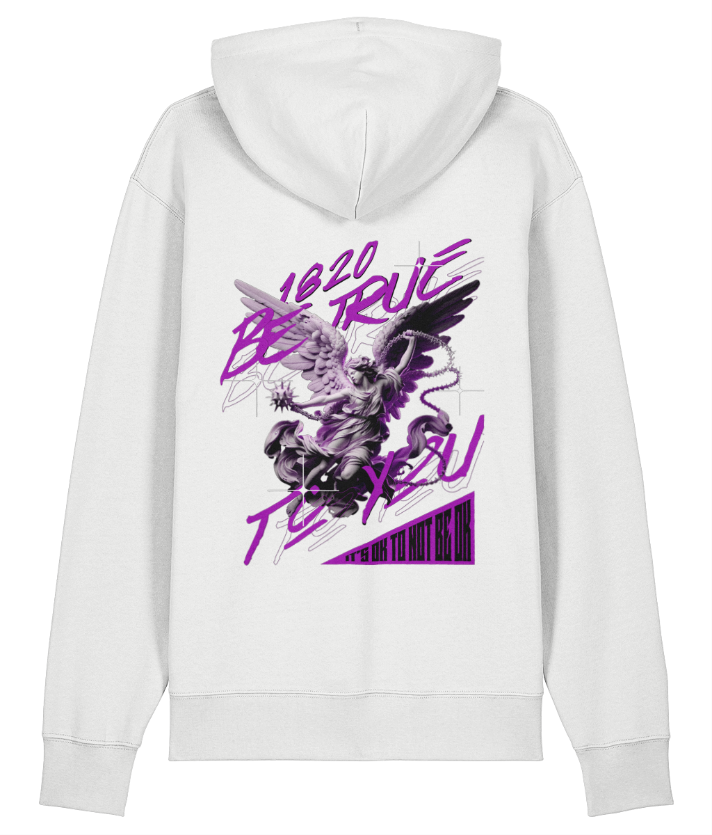 AWAKENED  MID-WEIGHT HOODIE - MENTAL HEALTH AWARENESS - 1820 BE TRUE TO YOU