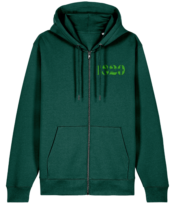 ANXIETY  MID-WEIGHT ZIPPED HOODIE - MENTAL HEALTH AWARENESS - 1820 BE TRUE TO YOU