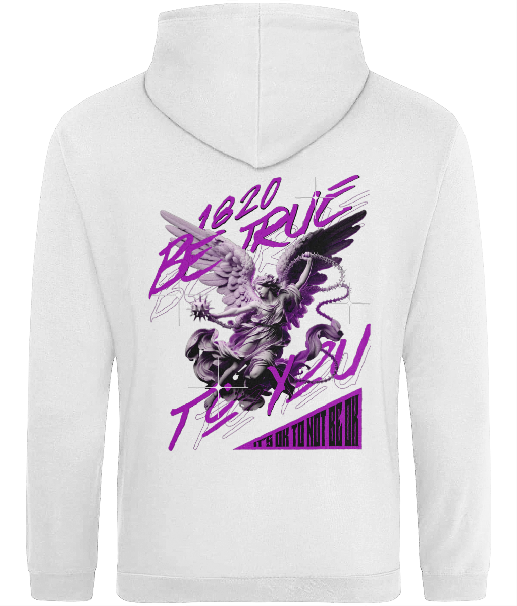 AWAKENED   LIGHTWEIGHT HOODIE - MENTAL HEALTH AWARENESS - 1820 BE TRUE TO YOU