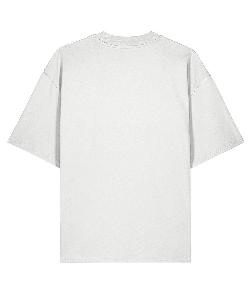 PURITY (WHITE ON WHITE) LIGHTWEIGHT OVERSIZED T-SHIRT - MENTAL HEALTH AWARENESS - 1820 BE TRUE TO YOU