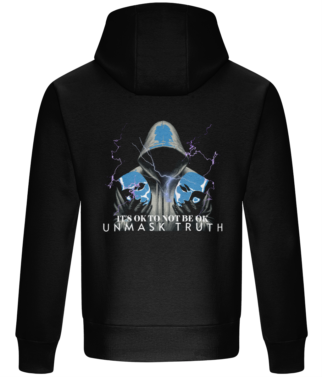 Back 1820 Be True To You oversized mental health hoodie