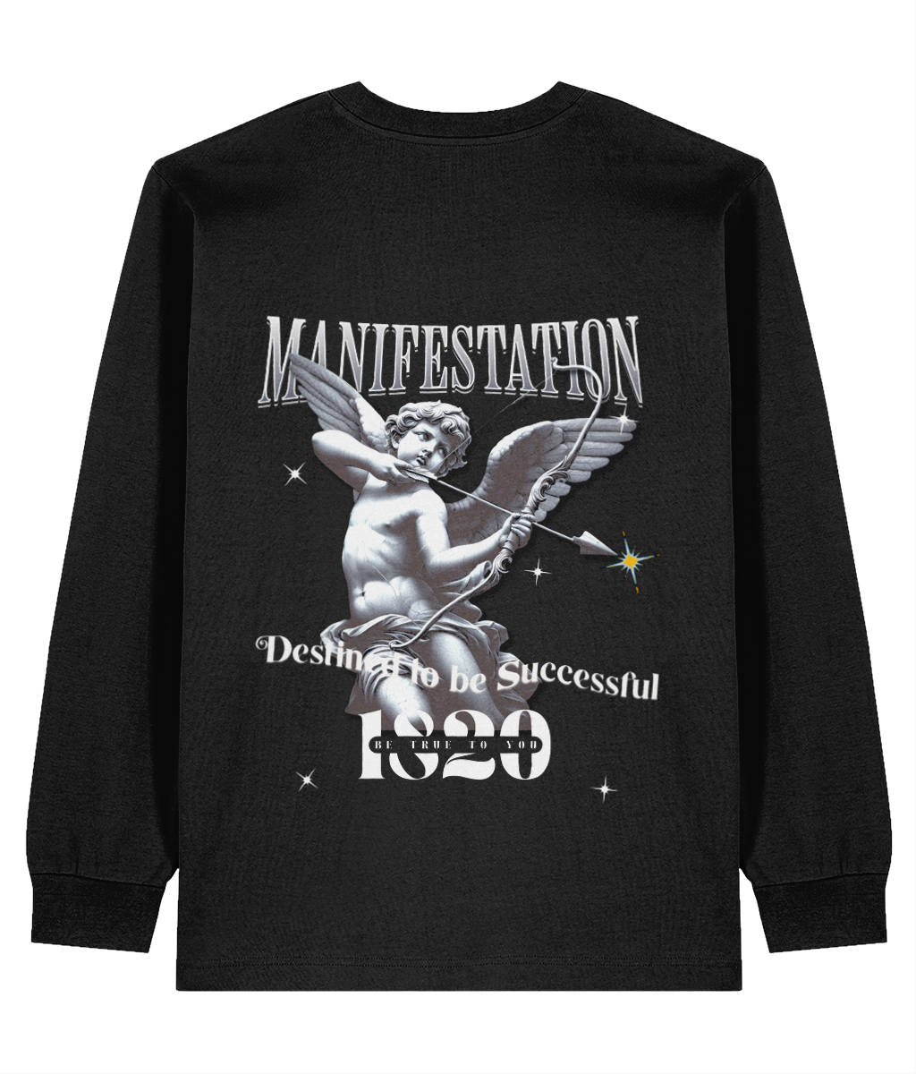 Back Black Long sleeve mental health t-shirt by 1820 Be True To You