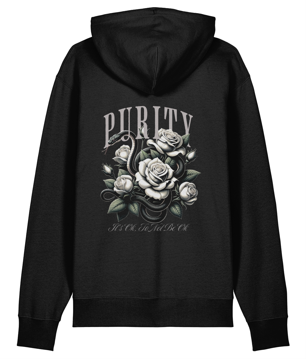 PURITY 2.0 - MID-WEIGHT HOODIE - MENTAL HEALTH AWARENESS - 1820 BE TRUE TO YOU