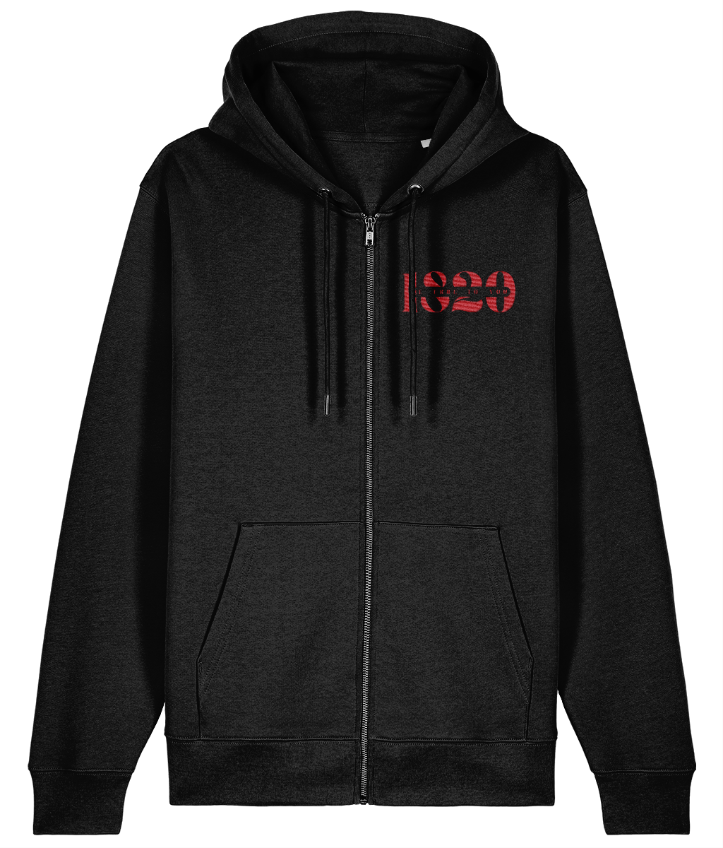 DEMONS  MID-WEIGHT ZIPPED HOODIE - MENTAL HEALTH AWARENESS - 1820 BE TRUE TO YOU