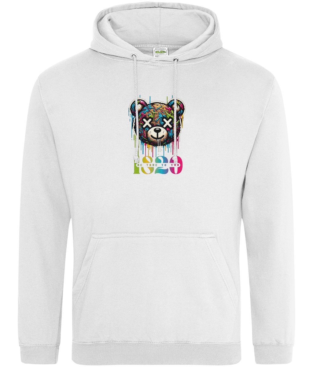 Front white 1820 Be True to You mental health hoodie UK