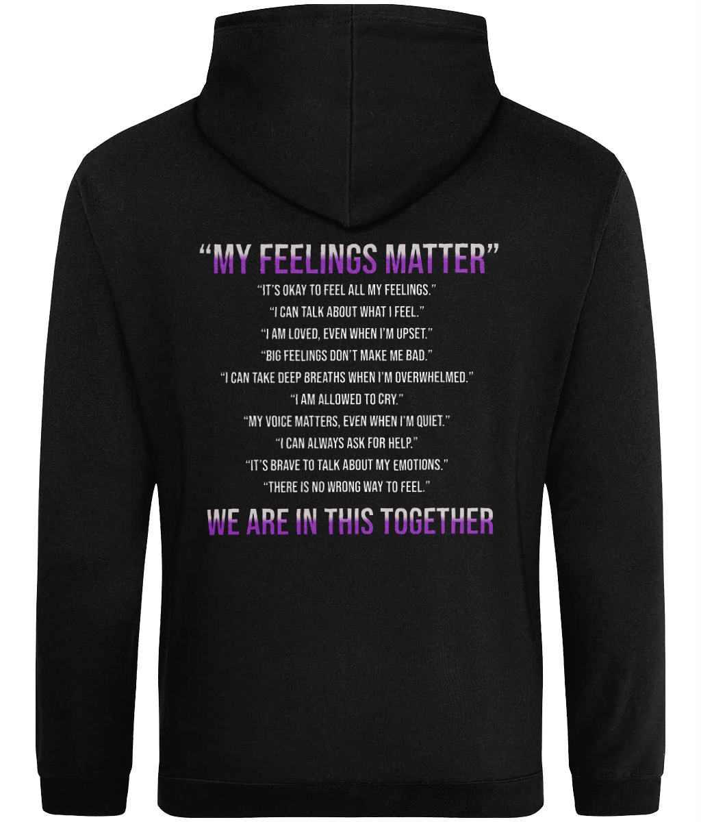 Back 1820 Be True To You adult mental health hoodie UK