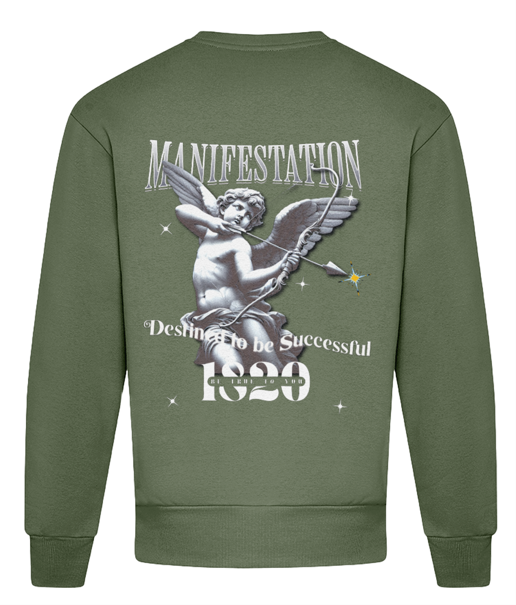 Back Green Oversized mental health sweater by 1820 Be True To You