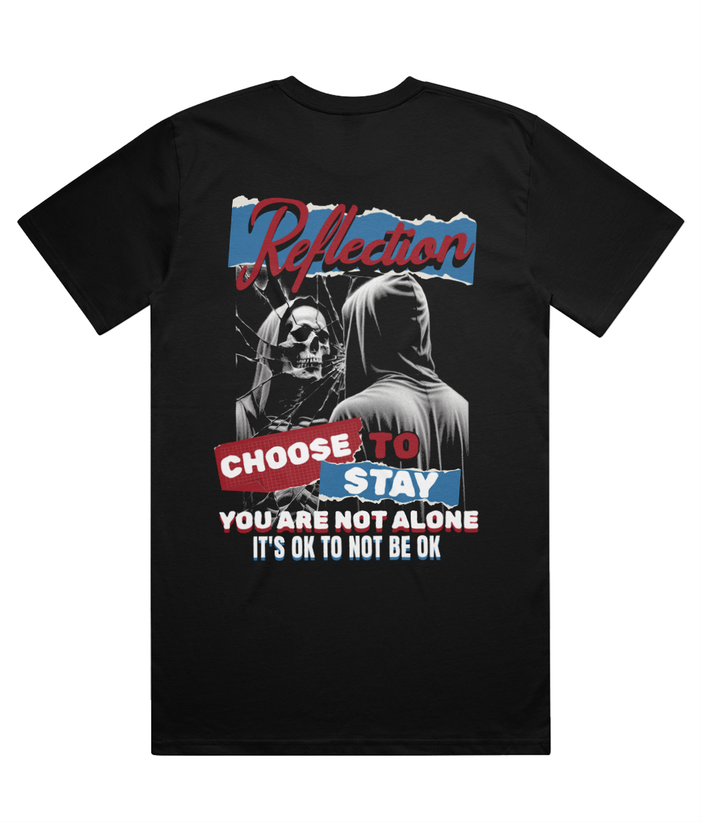 Back Life-affirming mental health t-shirt by 1820