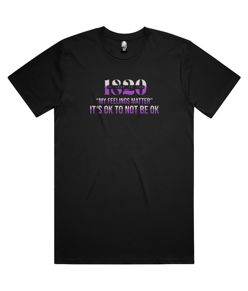 Front 1820 Be True To You oversized affirmation T-shirt