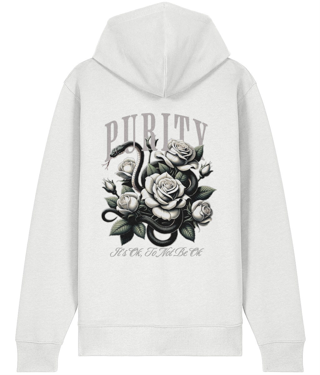 PURITY 2.0 - MID-WEIGHT ZIPPED HOODIE - MENTAL HEALTH AWARENESS - 1820 BE TRUE TO YOU