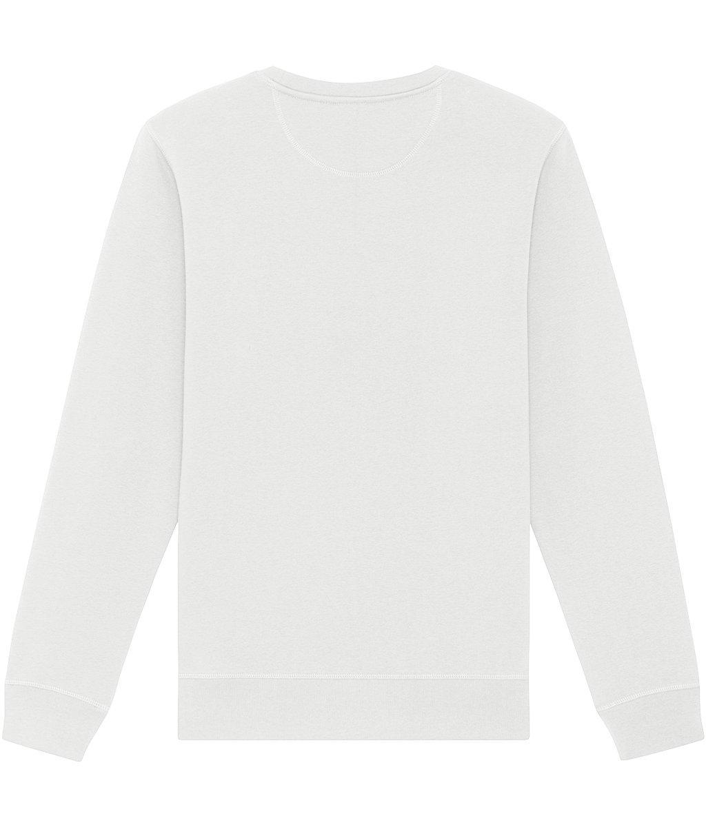 PURITY (WHITE ON WHITE) LIGHTWEIGHT SWEATER - MENTAL HEALTH AWARENESS - 1820 BE TRUE TO YOU