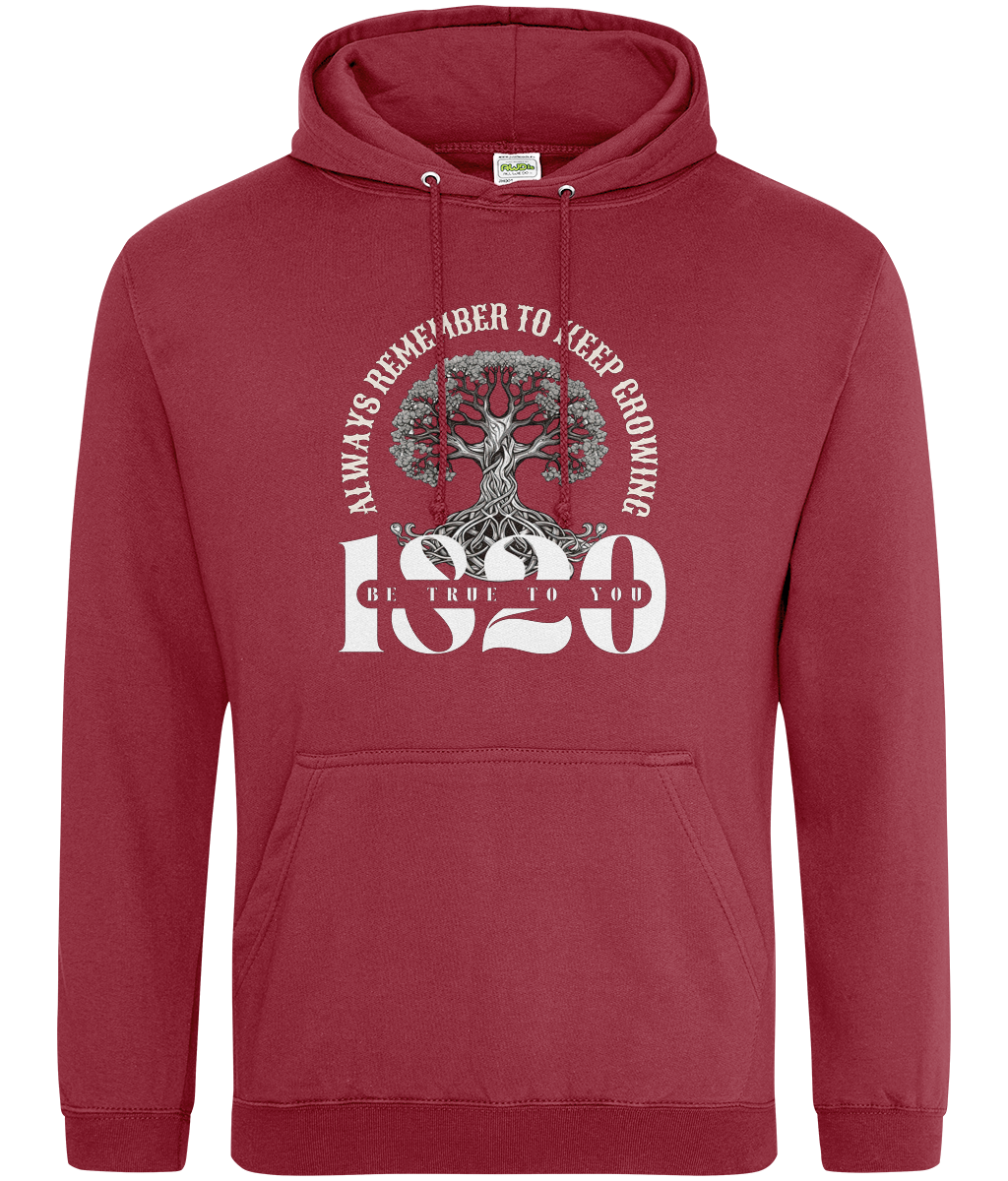 Front Grounding chakra hoodie by 1820 Be True To You