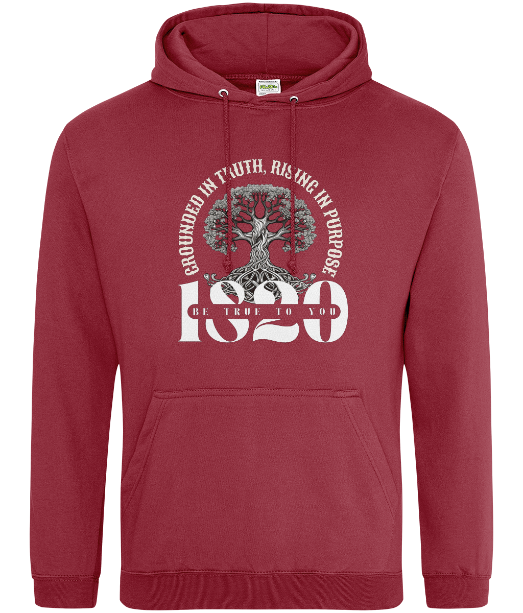 Front Grounding hoodie inspired by chakra healing