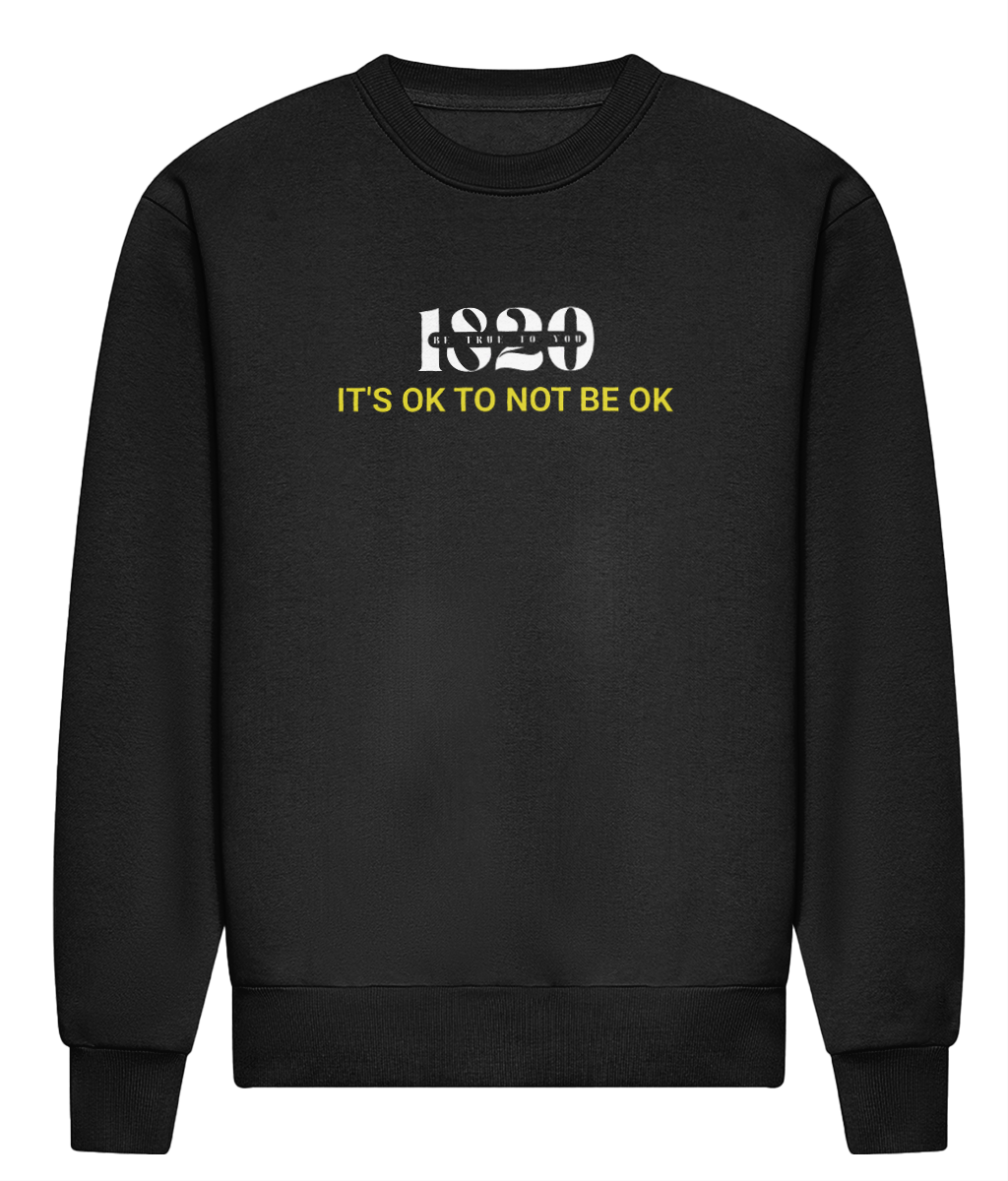 Front Premium cotton mental wellbeing sweater