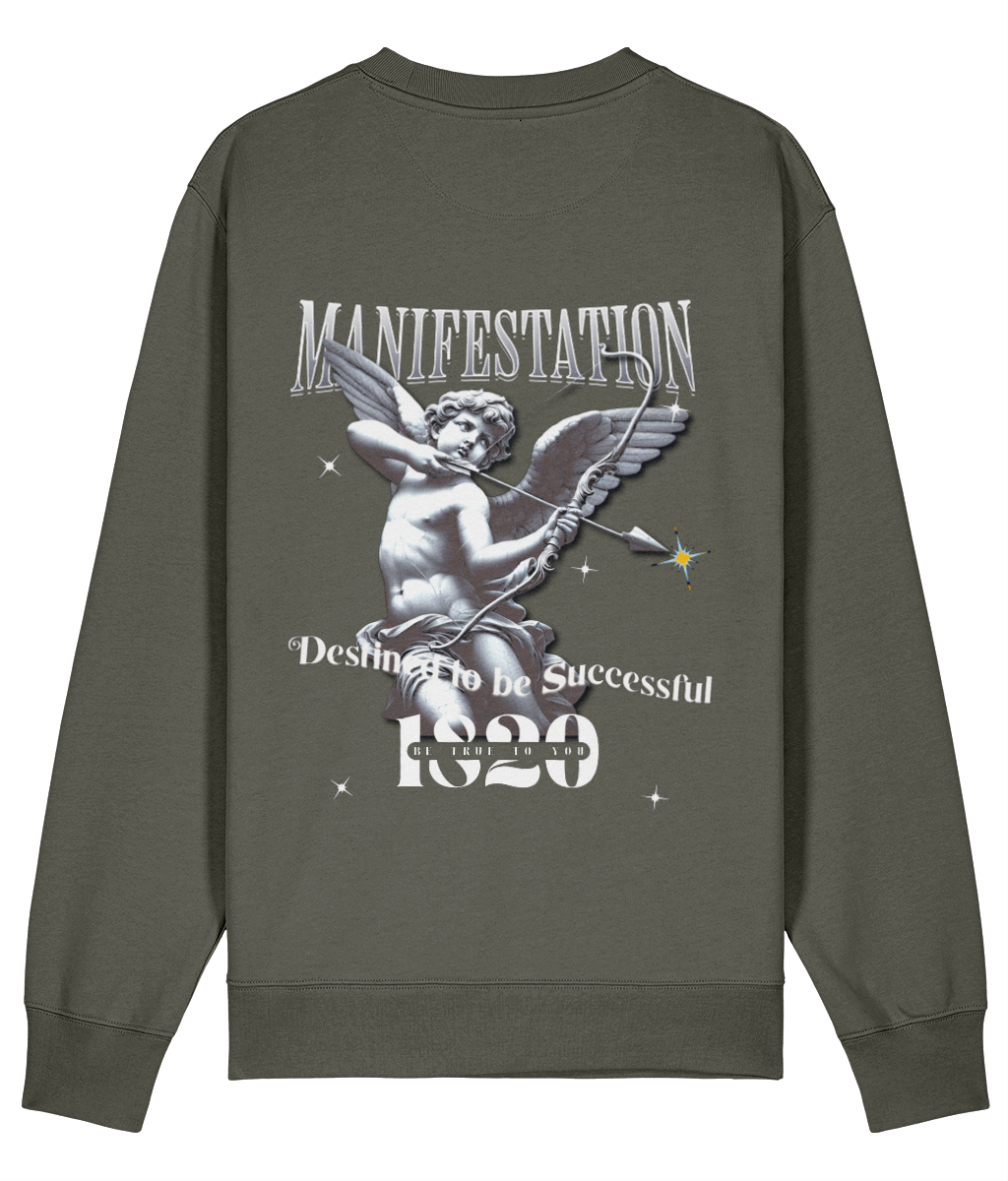 MANIFESTATION MID-WEIGHT SWEATER - MENTAL HEALTH AWARENESS - 1820 BE TRUE TO YOU
