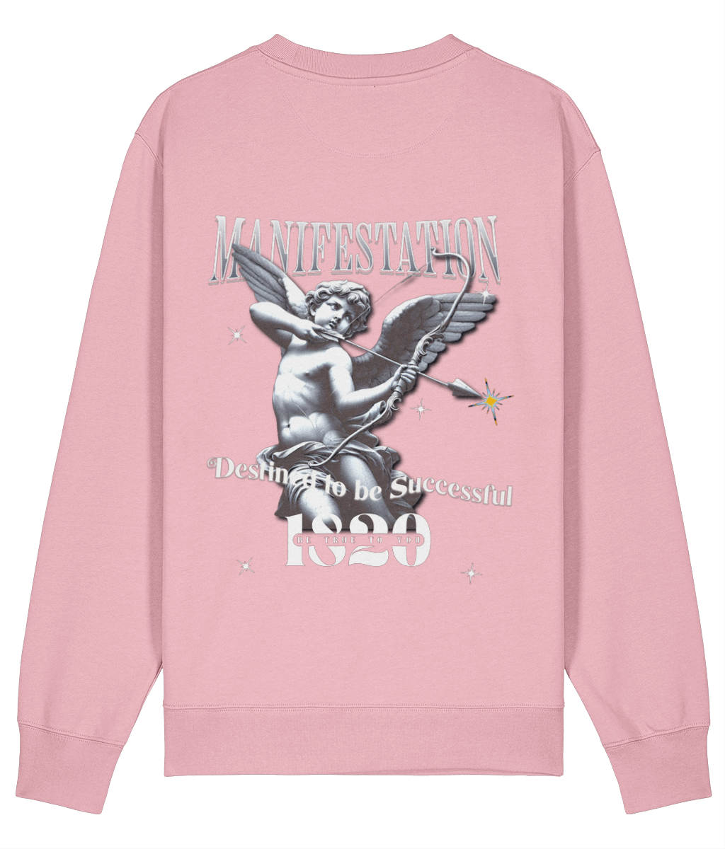 MANIFESTATION MID-WEIGHT SWEATER - MENTAL HEALTH AWARENESS - 1820 BE TRUE TO YOU