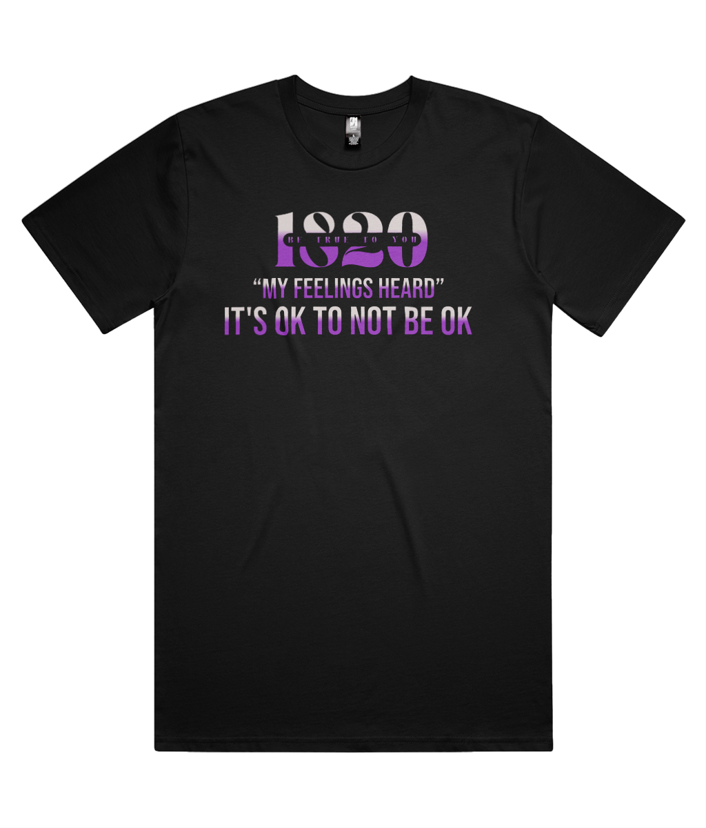 Front 1820 Be True To You oversized affirmation T-shirt