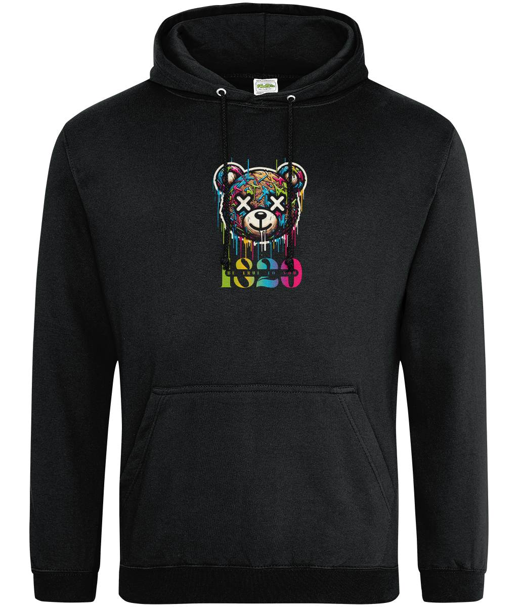 Front black 1820 Be True to You mental health hoodie UK