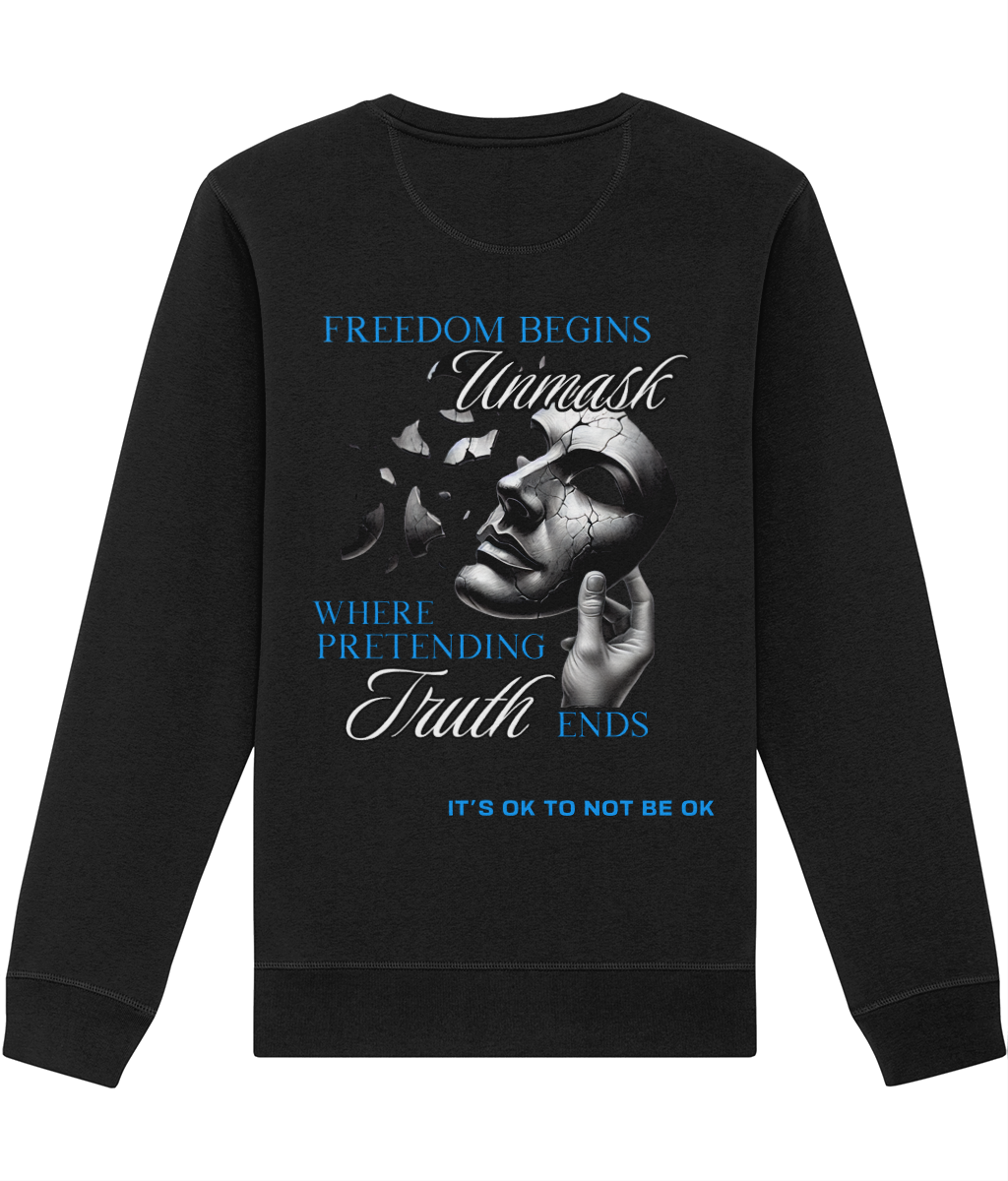 UNMASK LIGHTWEIGHT HOODIE - MENTAL HEALTH AWARENESS - 1820 BE TRUE TO YOU